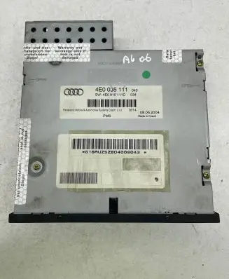 Audi A6 S6 C6 4F CD/DVD changer 4E0035111 4E0910111C MGCEA00059