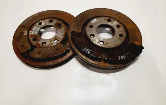 Peugeot 206 Front brake disc 818037206