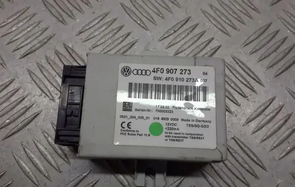 Audi A6 S6 C6 4F Tire pressure control unit 4F0907273