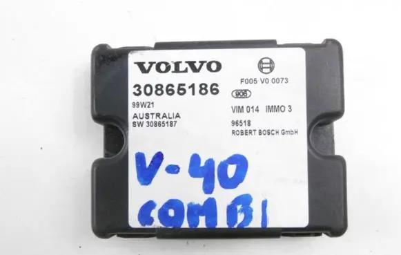 Volvo S40, V40 Immobilizer control unit/module 30865186