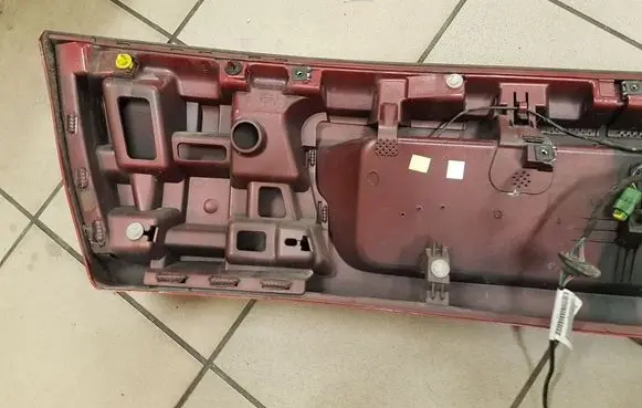 Citroen C4 I Picasso Trunk door license plate light bar 607977L1020466 607677L1020495