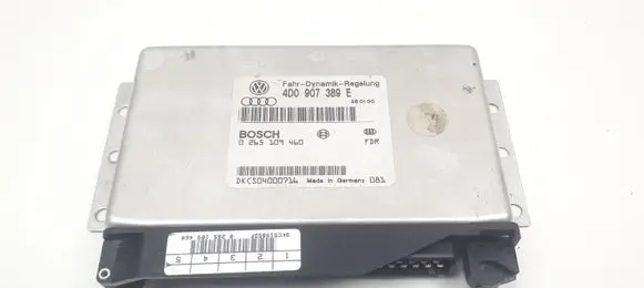 Audi A8 S8 D2 4D ESP (stability system) control unit 4D0907389E 0265109460
