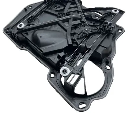 Volkswagen Tiguan Front door window regulator with motor 571837402L