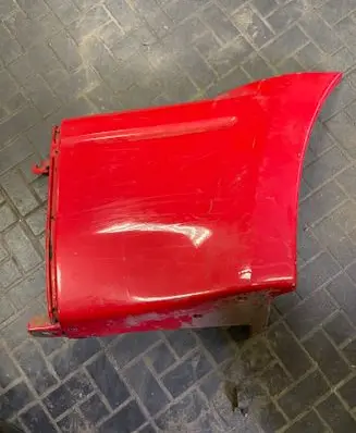 Rear bumper corner part panel trim