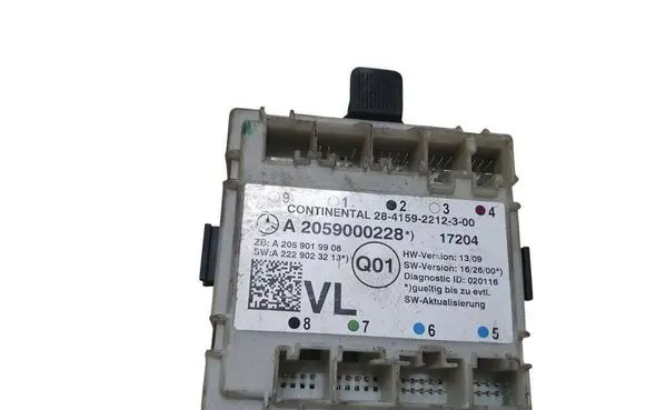 BMW 6 E63 E64 Door control unit/module A2059000228 A2059019906 A2229023213