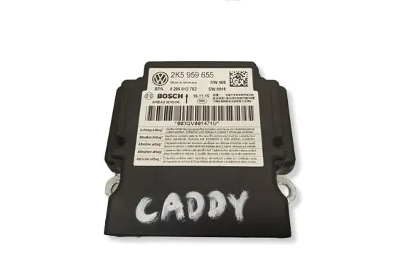 Volkswagen Caddy Airbag control unit/module 2K5959655 SW0016 0285012782