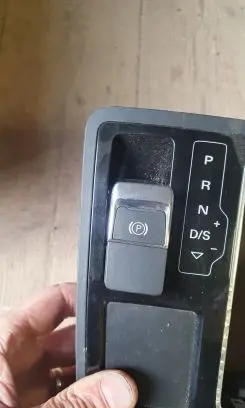 Hand parking brake switch