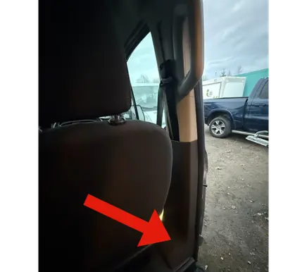 Ford Transit Custom (B) pillar trim (bottom) BK21V243W12