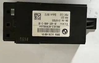 BMW 7 F01 F02 F03 F04 Seat heating relay 9216468 01197505