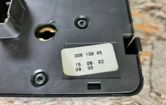 Volvo S40, V40 Light switch 30613945