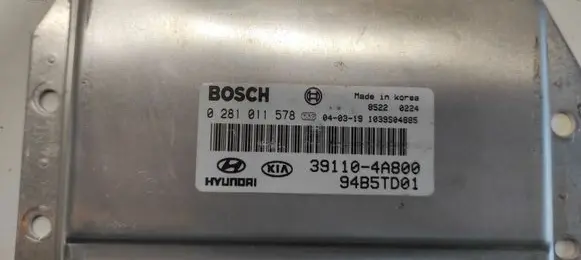 KIA Sorento Engine control unit/module 0281011578 391104A800