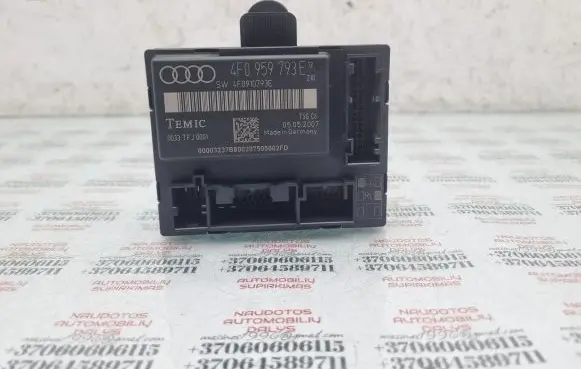 Audi A6 S6 C6 4F Door control unit/module 4F0959793E