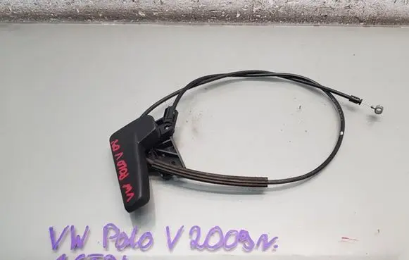 Volkswagen Polo V 6R Engine bonnet/hood lock release cable 