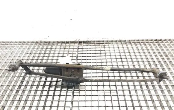 Front wiper linkage and motor