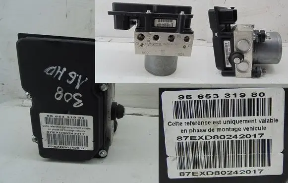 Peugeot 308 ABS Pump 9663575580 0265231796