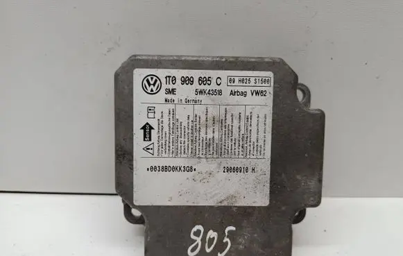 Volkswagen Touran I Airbag control unit/module 1T0909605C 5WK43518