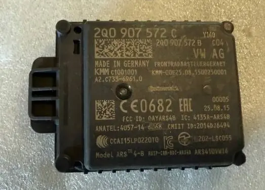 Audi Q3 F3 Distronic sensor radar 2Q0907572C 2Q0907572B