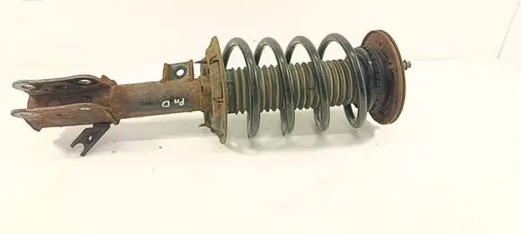 Front shock absorber with coil spring