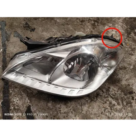 Mercedes-Benz A W169 Headlight/headlamp A1698205761 193000600 030124120100