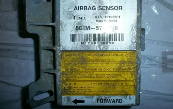 Mazda 323 F Airbag control unit/module BC1M57K30 12192601