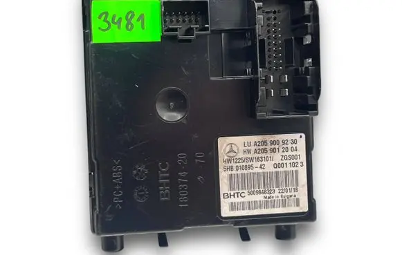 Mercedes-Benz C W205 Central body control module S3481 A2059009230