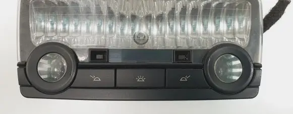 BMW 5 F10 F11 Headlining lighting console trim 9163699