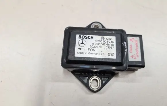 Mercedes-Benz E W211 ESP acceleration yaw rate sensor 0265005246 A0025426618 0020679