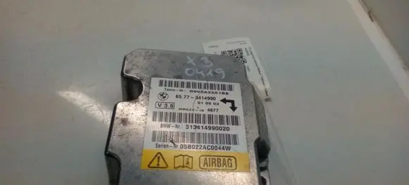 BMW X3 E83 Airbag control unit/module 65773414990 313414990020