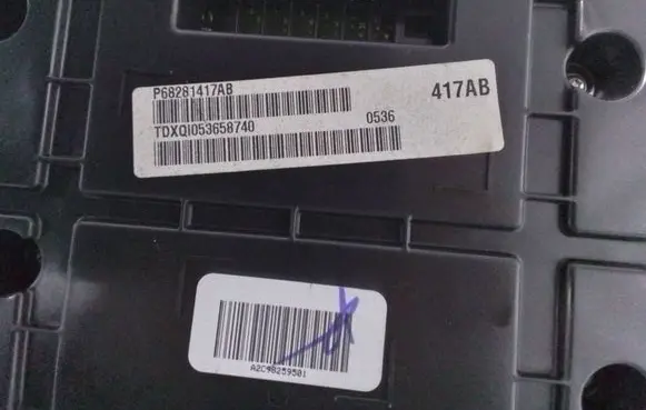 Dodge Charger Speedometer (instrument cluster) P68281417AB A2C93195500
