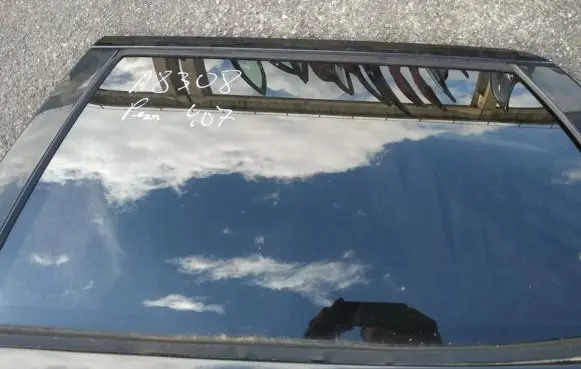 Peugeot 407 Rear door window glass