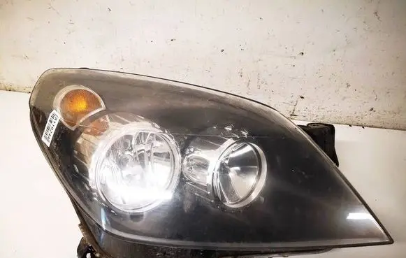 Opel Astra H Headlight/headlamp 24451033rh 1eg270370-02