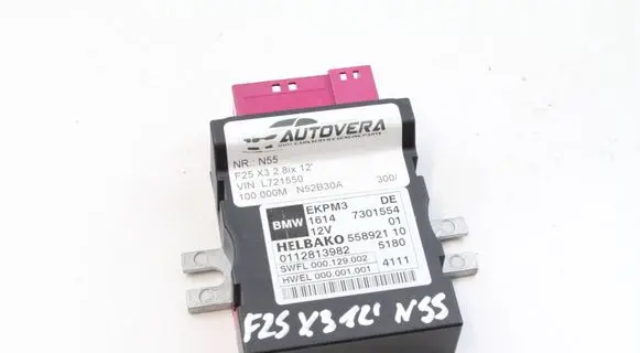 BMW X3 F25 Fuel injection pump control unit/module 7301554 16147301554
