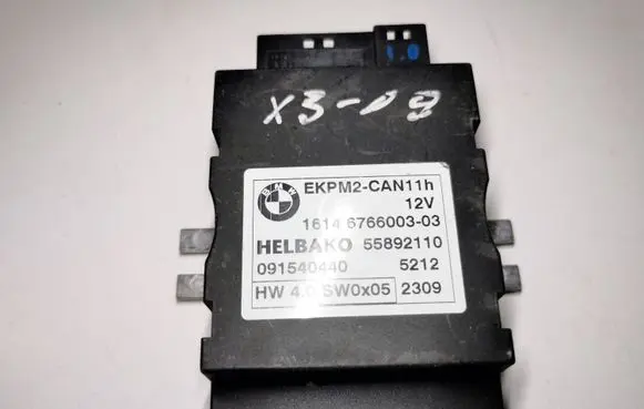 Fuel injection pump control unit/module