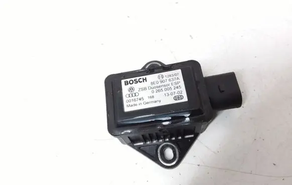 Volkswagen PASSAT B5.5 ESP acceleration yaw rate sensor 8E0907637A 0265005245