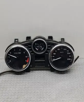 Peugeot 206+ Speedometer (instrument cluster) 9666636980 503001911802 AZU058J5J