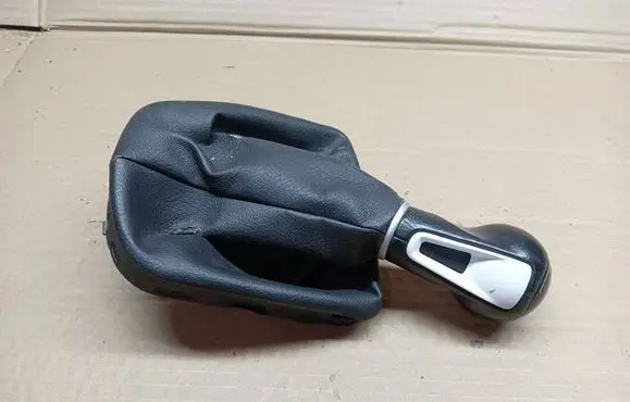 Gear lever shifter trim leather/knob