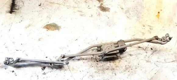 Front wiper linkage and motor