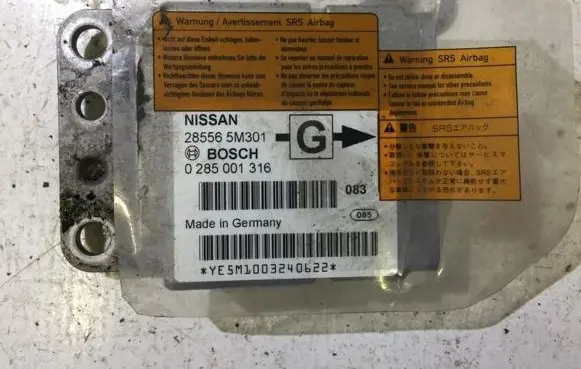 Nissan Almera N16 Airbag control unit/module 285565m301 0285001316
