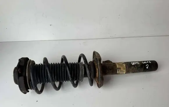 Volkswagen Golf VI Front shock absorber with coil spring 1K0413031DG
