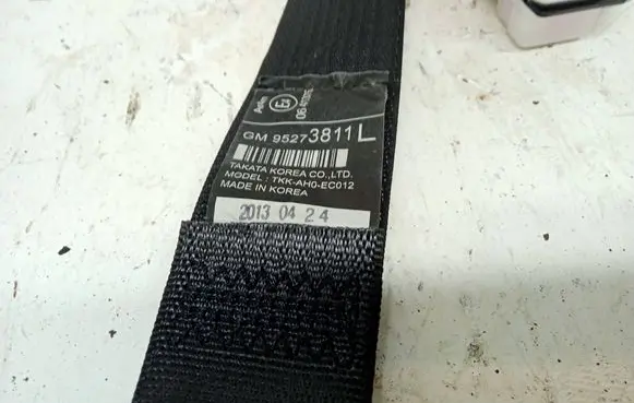 Chevrolet Trax Rear seatbelt 95273811