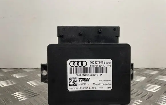 Audi A6 S6 C7 4G Hand brake control module 4H0907801E 4H0907801A