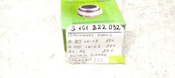 Audi 80 90 B3 clutch release bearing DAC35660037 3151822032 01E141165B