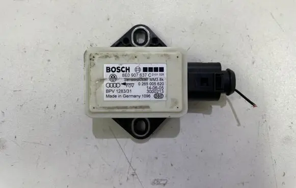 Audi A4 S4 B7 8E 8H ESP acceleration yaw rate sensor 8E0907637C 0265005620