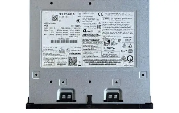 Skoda Octavia Mk4 Navigation unit CD/DVD player 5E3035816D