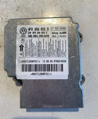Audi A6 S6 C6 4F Airbag control unit/module 4F0959655B 4F0910655E 0037LD09P32