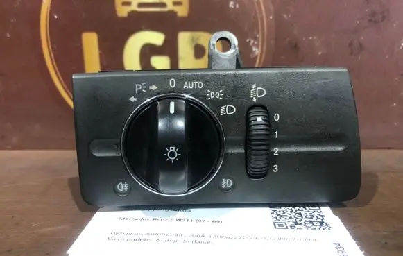 Mercedes-Benz E W211 Light switch 2115450304