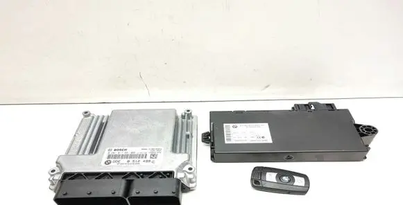 BMW 1 E81 E87 Engine ECU kit and lock set 8512499 0281017551 92370747