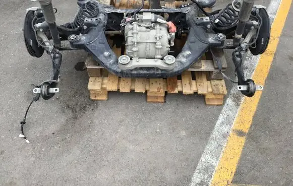 Rear axle beam