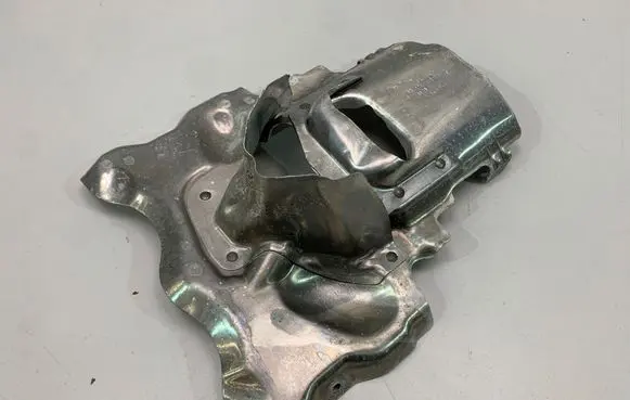 Heat shield in engine bay