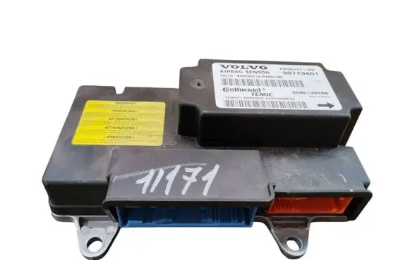 Volvo S40 Airbag control unit/module 30773401 00001393B6 007033001482